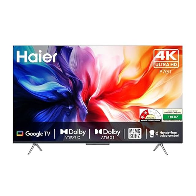 Haier 108 cm 43 P7GT Series 4K Ultra HD Smart LED Google TV 43P7GT
