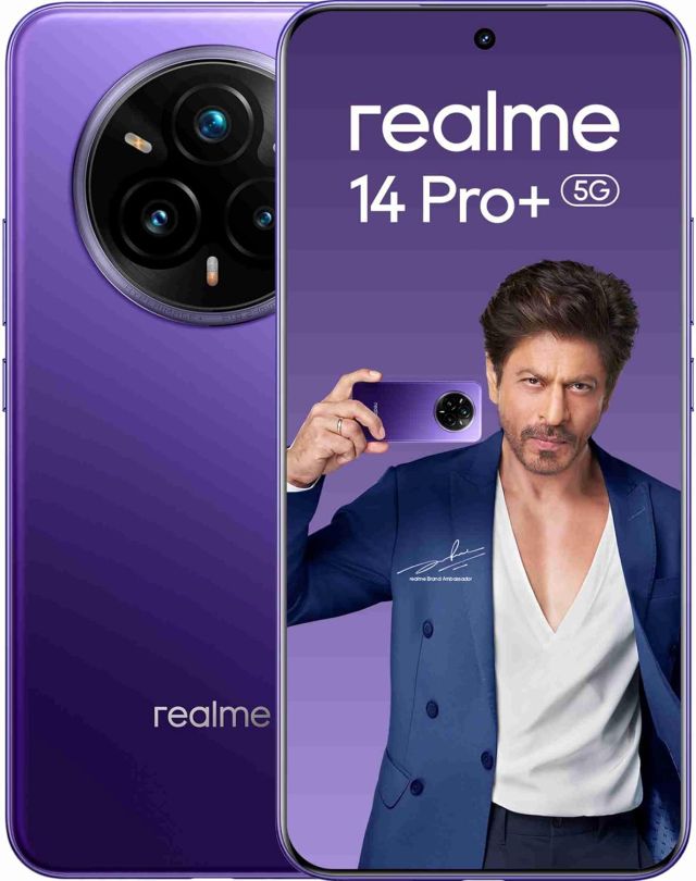 realme 14 Pro+ 5G (Bikaner Purple, 8GB RAM, 256GB Storage)| 6.83